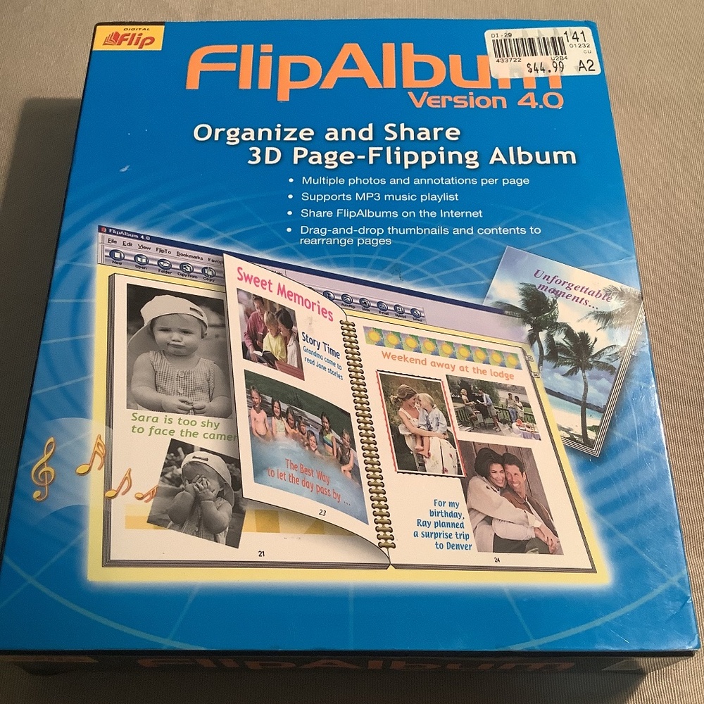 Flip Album 3D Page Album